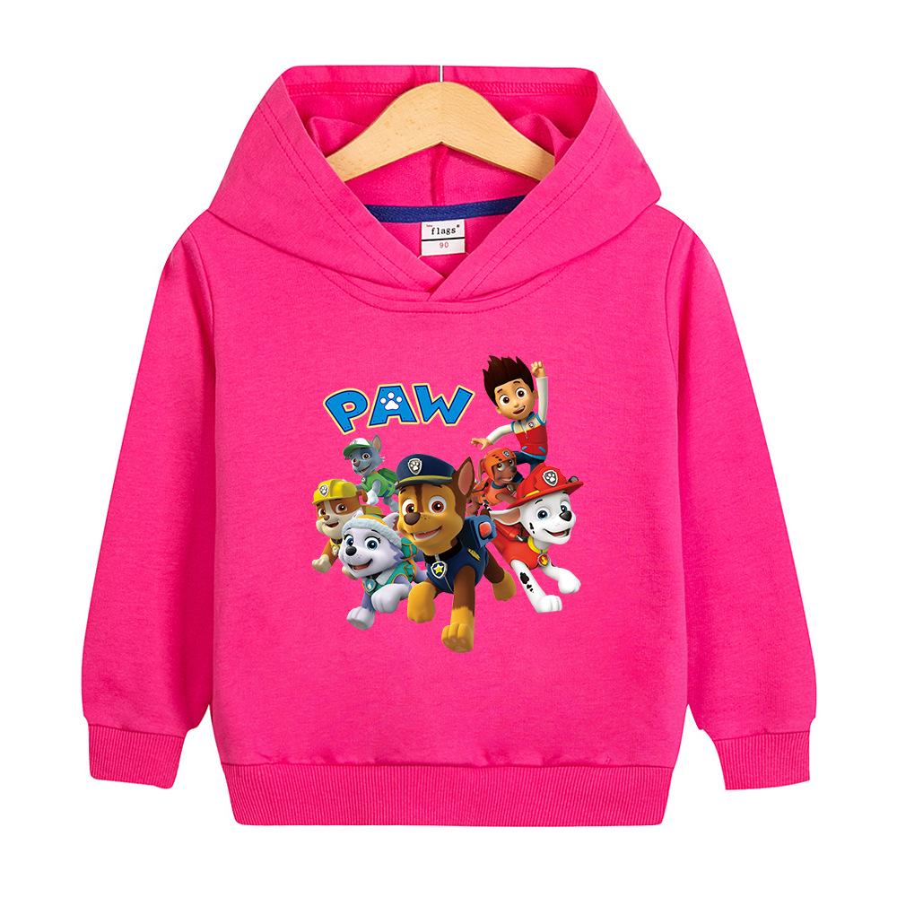 Paw Patrol Boys' Hooded Sweatshirt - Stylish, Loose-Fit Autumn Jacket for Kids