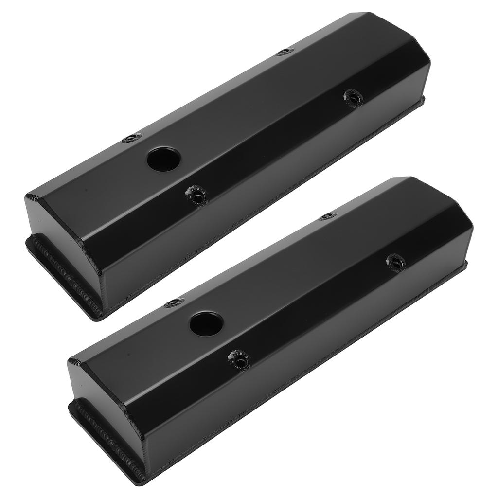Tall Valve Covers with 1 4in Vent Hole Bolts Gaskets Replacement for Chevrolet 283 302 305 327 350 383 400 SBC 1958‑1986