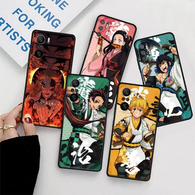 Case For Xiaomi Redmi Note 11 10 9 8 Pro 12 10C 9S 10S 11S 9A 9T 9C 10A 7 K40 8T Silicone Phone Cover Demon Slayer Anime Fundas