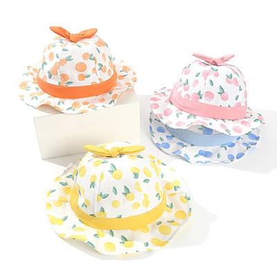 Spring And Summer Children's Cartoon Fruit Hat - Cute Sun Protection Hat For Girls 