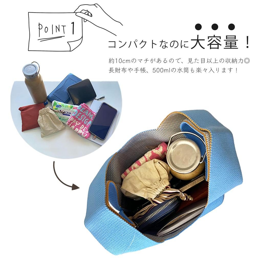 [Styleneo] Stricktasche, Stilvoll, Niedlich, Beliebt, Damen-Lunchtasche (Punkte Muster)