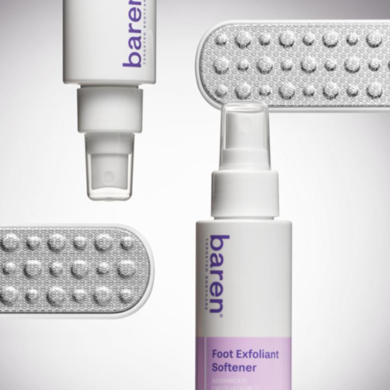 baren Foot Exfoliant Softener At Home Kit (Mist 120ml+foot file)