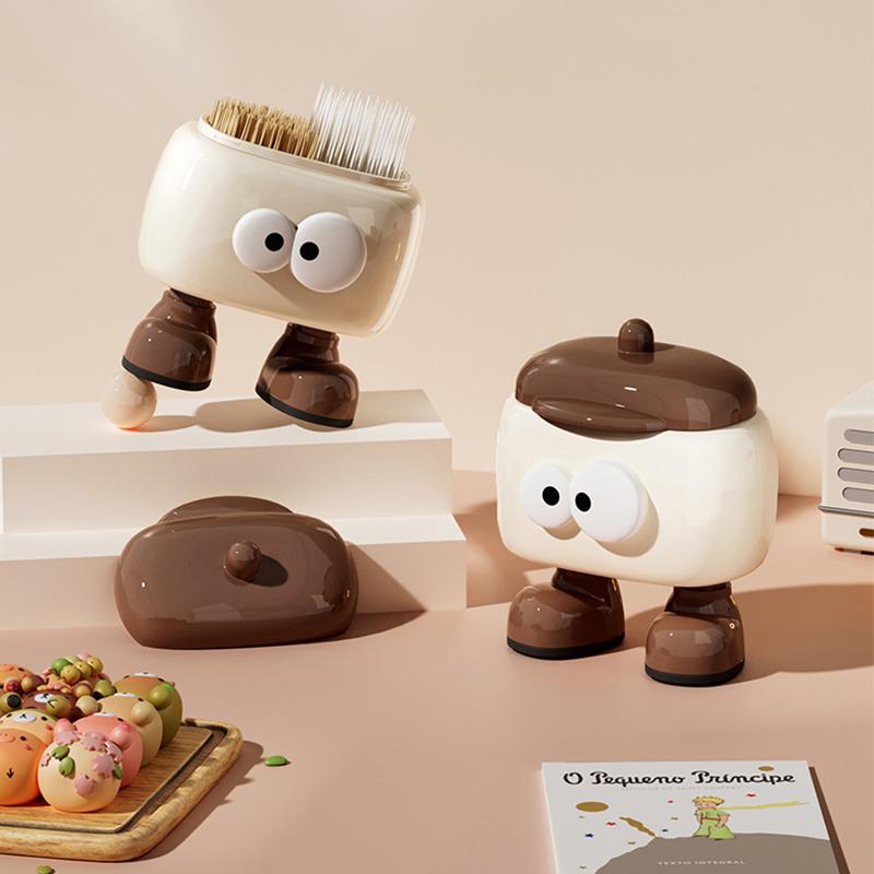 

Креативный держатель для ватных палочек с крышкой, коробка для ватных палочек, держатель для ватных дисков, органайзер для косметики, чехол для хранения, диспенсер для ватных палочек, коробка для зубочисток