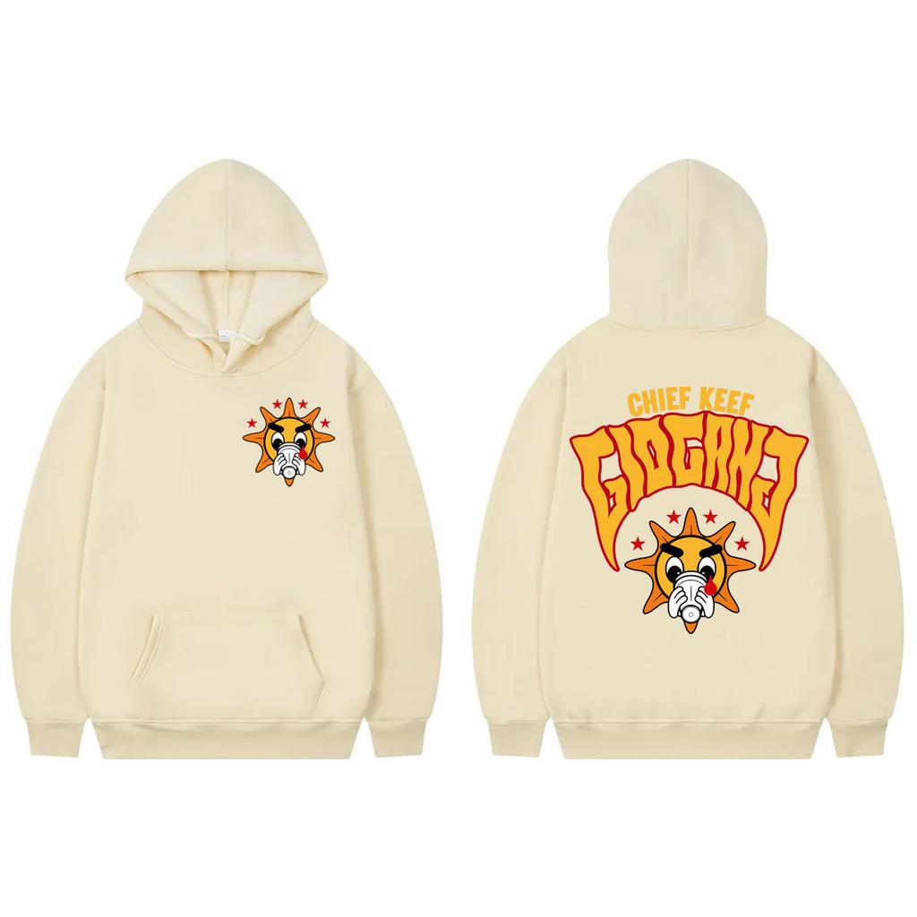 Rapper Chief Keef Tour 2026 Merch Hoodie Unisex Vintage Hip Hop Sweatshirts Casual Fashion Loose Fleece Pullovers Streetwear