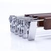 5pcs Solid Wood Pants Rack Clip Wooden Clothing Store Household Pants Hanging Wooden Pants Hanging Hanger Non-Marking Skirt Clip Hanger With Clip