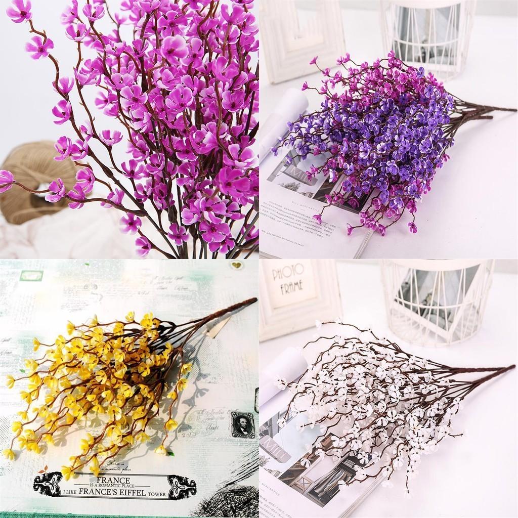 Realistic Artificial Plum Blossom Branches For Elegant Home And Office Decor