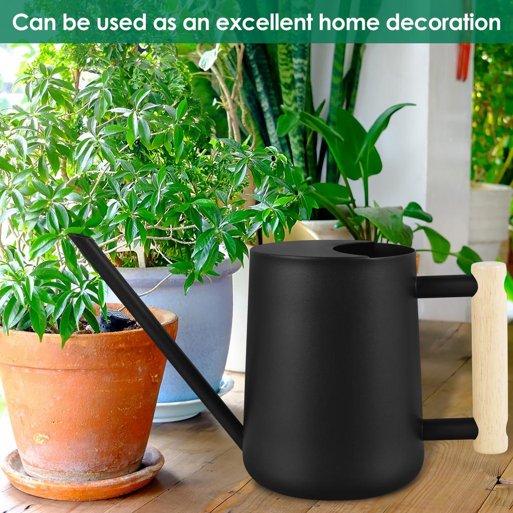 35oz/1L Watering Can Stainless Steel Bottles Kettle with Long Spout Practical Flowers Irrigation Plant Sprinkler Gardening Tools