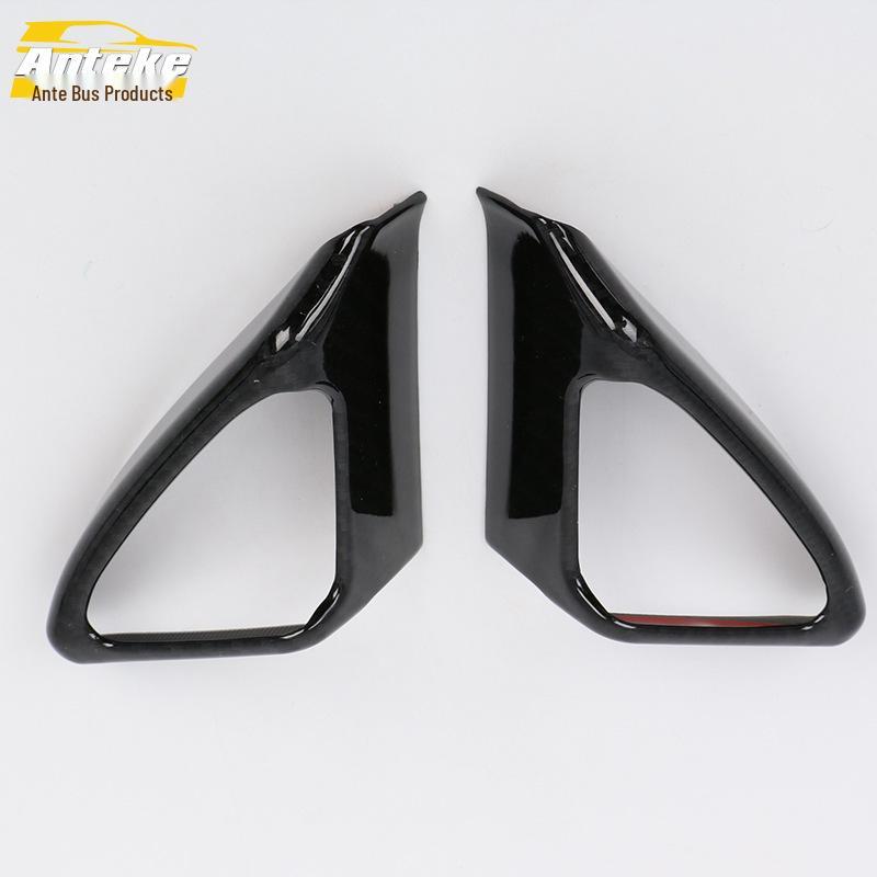 18 URV Front Triangle Decorative Panel: Electroplated Door Inner Triangle Accent Accessory