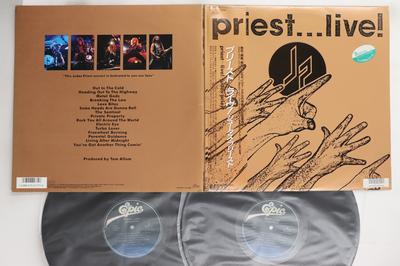 LP Deska JUDAS PRIEST - Priest Live 383P8278 EPIC 1987 Japonsko Obi Metal Použitá