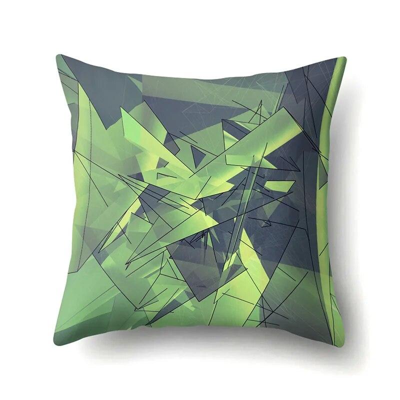 Geometric Graffiti Pillow Cover Cartoon Pattern  Lumbar  Sofa    Cushion
