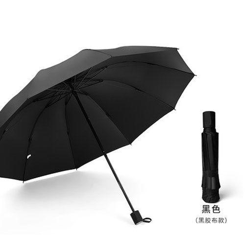 Vinyl sunscreen sun umbrella Ten bone folding business umbrella Printed logo Double parasol