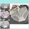 Summer Breathable Semi-transparent Lace Womens Underwear Comfortable Triangle Shorts