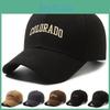 Letters Colorado Embroidery Duck Caps Casual Female Around Sports Sunscreen
