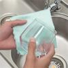 5 Stück Fischschuppen-Lappen Glasreinigungstuch-Set Ohne Wasserflecken Hausküche Spültücher