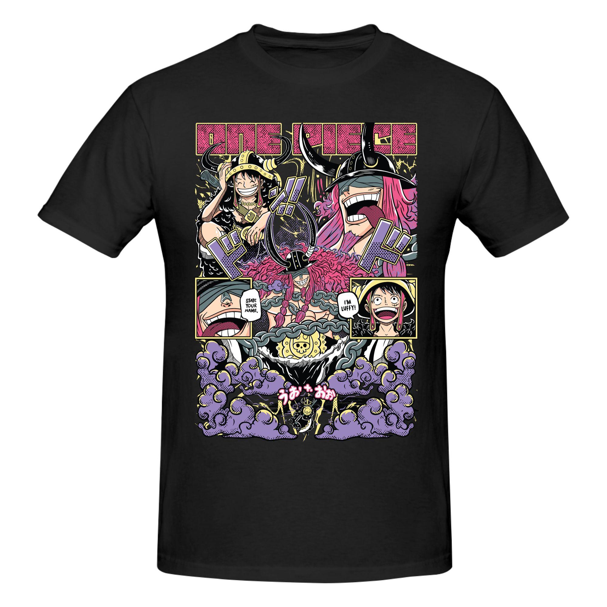 Trafalgar Law One Piece T Shirt for Unisex 100 Cotton Heart Pirates Anime Tshirt Short Sleeve Tee Shirt Loose Fit Clothing S