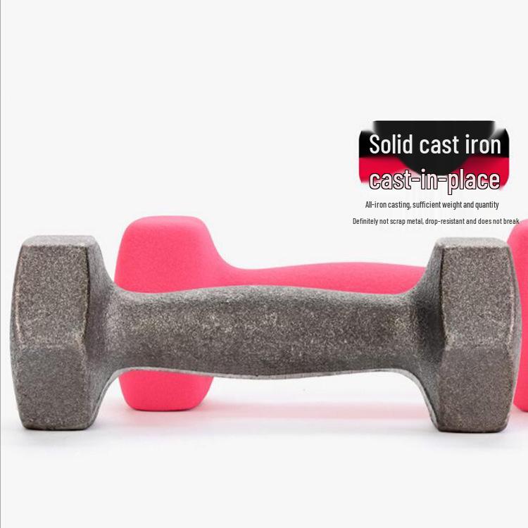 Hexagonales Mattes Hantelset für Frauen und Kinder, Heimfitness, Massives Gusseisen