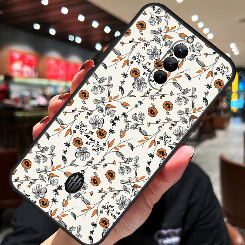 

Flower Plant Art Case For ZTE Nubia Red Magic 10S 10 8 9 8S 9S 11 Pro Plus 5G 6R 6 7 6S 7S Pro 10 Air Cover RedMagic 10 Pro Plus