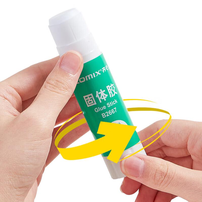 Qixin Super Strong PVA Glue Sticks, 21g (Pack of 24)