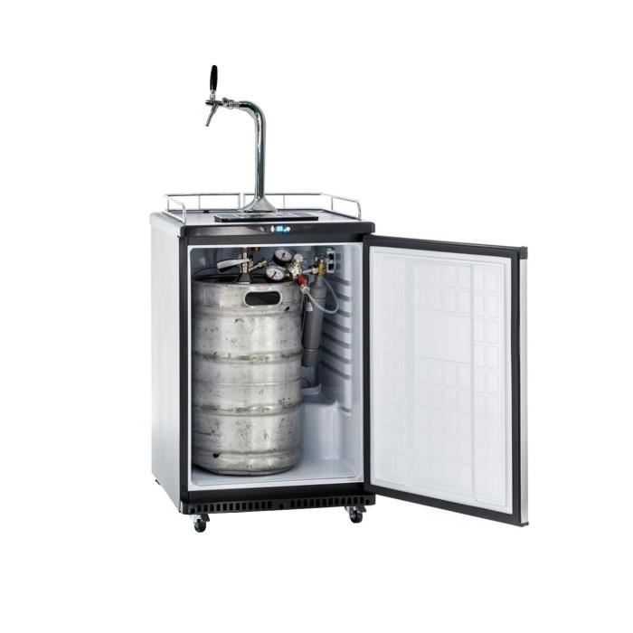 Pivní výčep - Pivní chladnička Keg až do 50L sudů (pivní bar) - ICH-ZAPFE.DE - 160 Watt - Černá