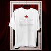 Bajo Ningún Pretexto Camiseta Estrella Roja Socialista para Mujer Unisex Camisetas Gráficas de Algodón de Verano Ropa Urbana para Adultos Camiseta Cuello Redondo