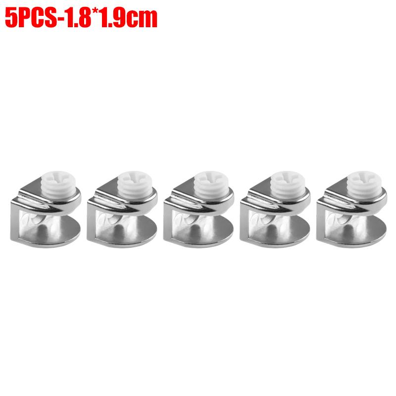 

Mini Zinc Alloy Glass Fixing Clips Adjustable Mirror Mount Support Clip Glass Shelves Clamp Pegs for Furniture Cabinets Brackets As Picture