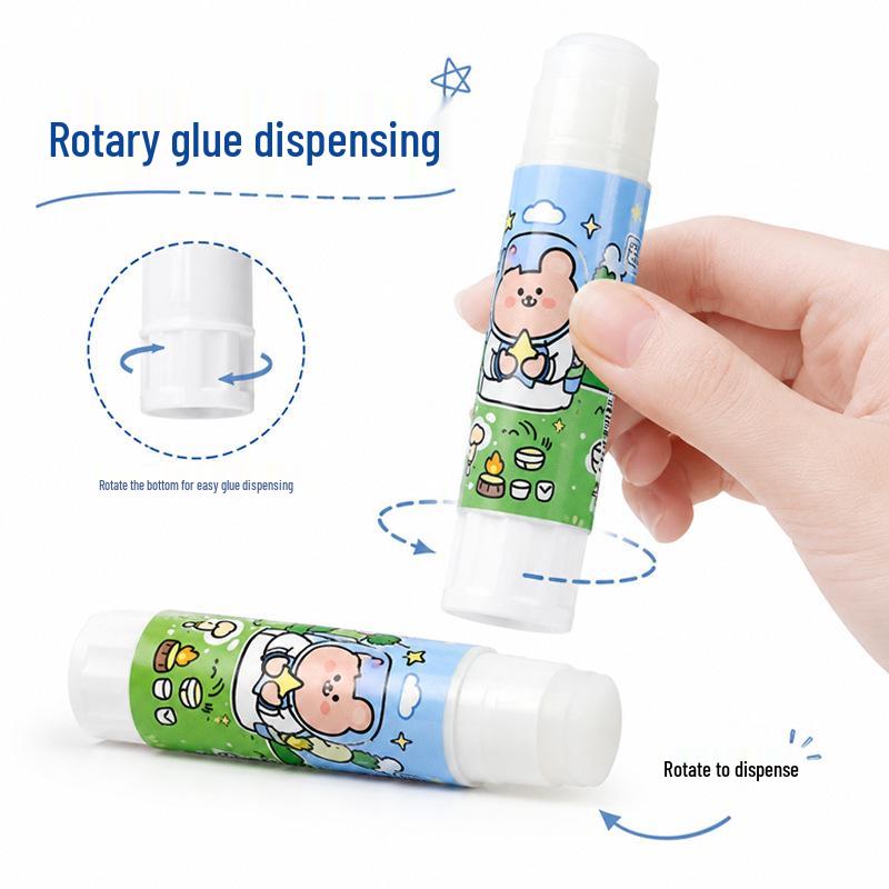 High Viscosity Cartoon Glue Stick for Kids - Ideal for DIY Crafts and School Projects
