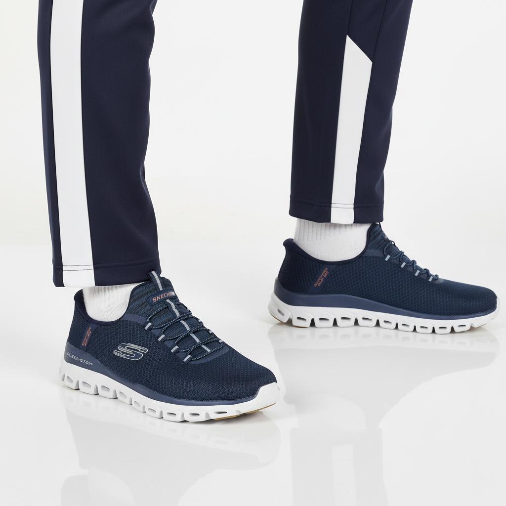 Skechers Slip-ins: Glide-Step - Noxus - Men's Sneakers Shoes Blue 233010-NVY ORIGINAL