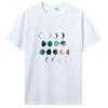 Universe Planets Print Tshirt Casual Cotton T Shirt Oversized Unisex Streetwear Tshirt Fashion Fitness Tops Tees Unisex S Clothing