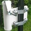 Secure Parasol Stand Sunshade Attachment for Balcony Railings with High Strength Iron for Outdoor Garden Patio Settings
