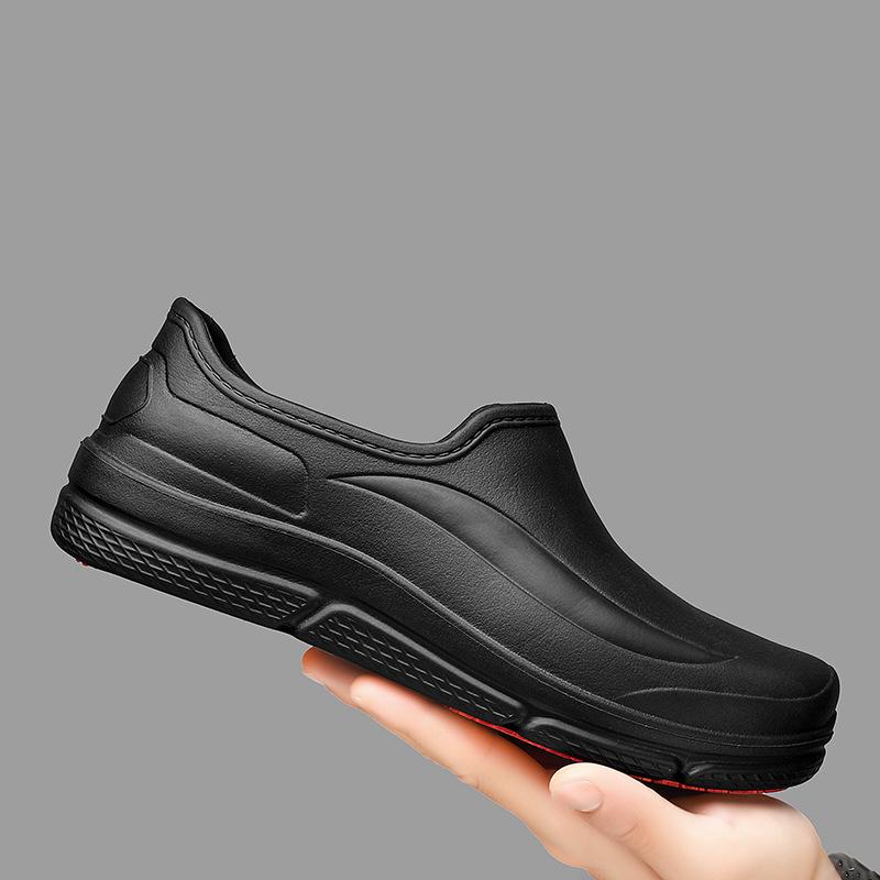 New Waterproof Men's Casual Shoes Lightweight and Non-slip Chef Shoes Men's and Women's Operating Rooms Rubber Sole Tool Shoes Men's