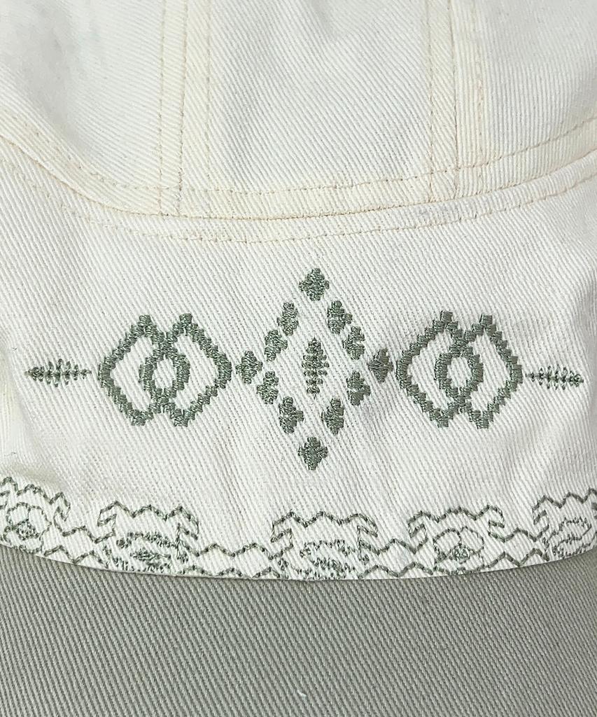 THE COLDEST MOMENT Tcm Ethnic 3 Panel Cap (Ivory)