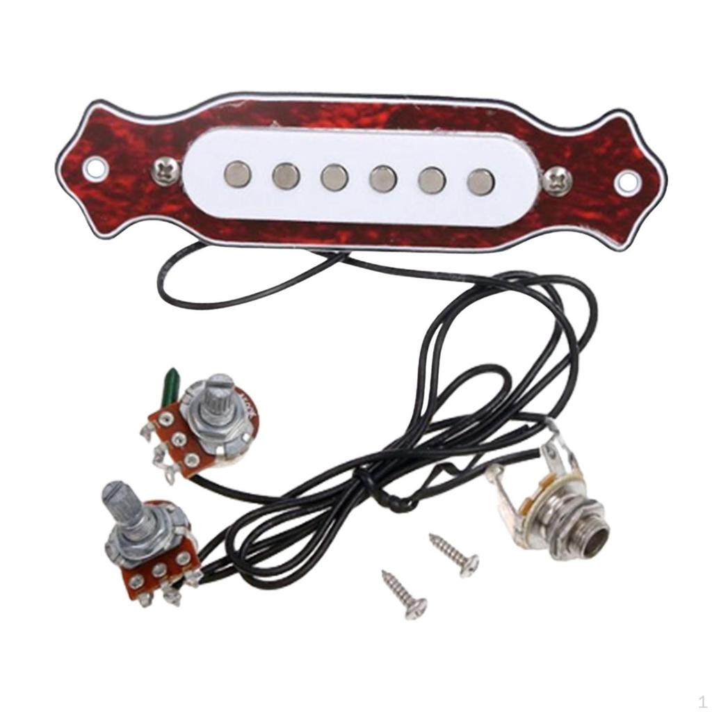 Single Coil Magnetic Acoustic Guitar Pickup