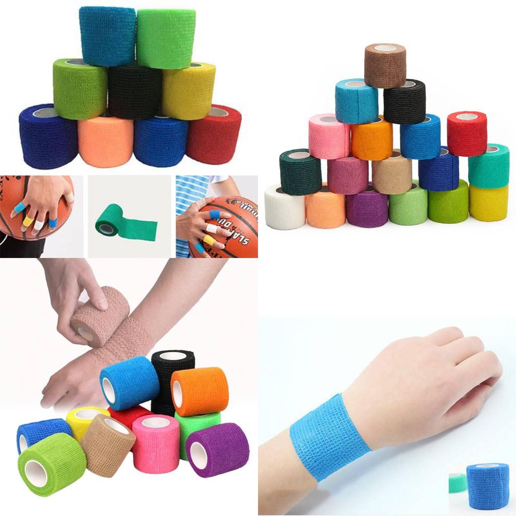 Versatile Finger Ankle Fitness Protective Bandage Non-woven Elastic Outdoor Self-adhesive Tape