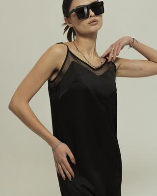 Sommerkleid ohne Ärmel Samsara 6041 36 schwarz