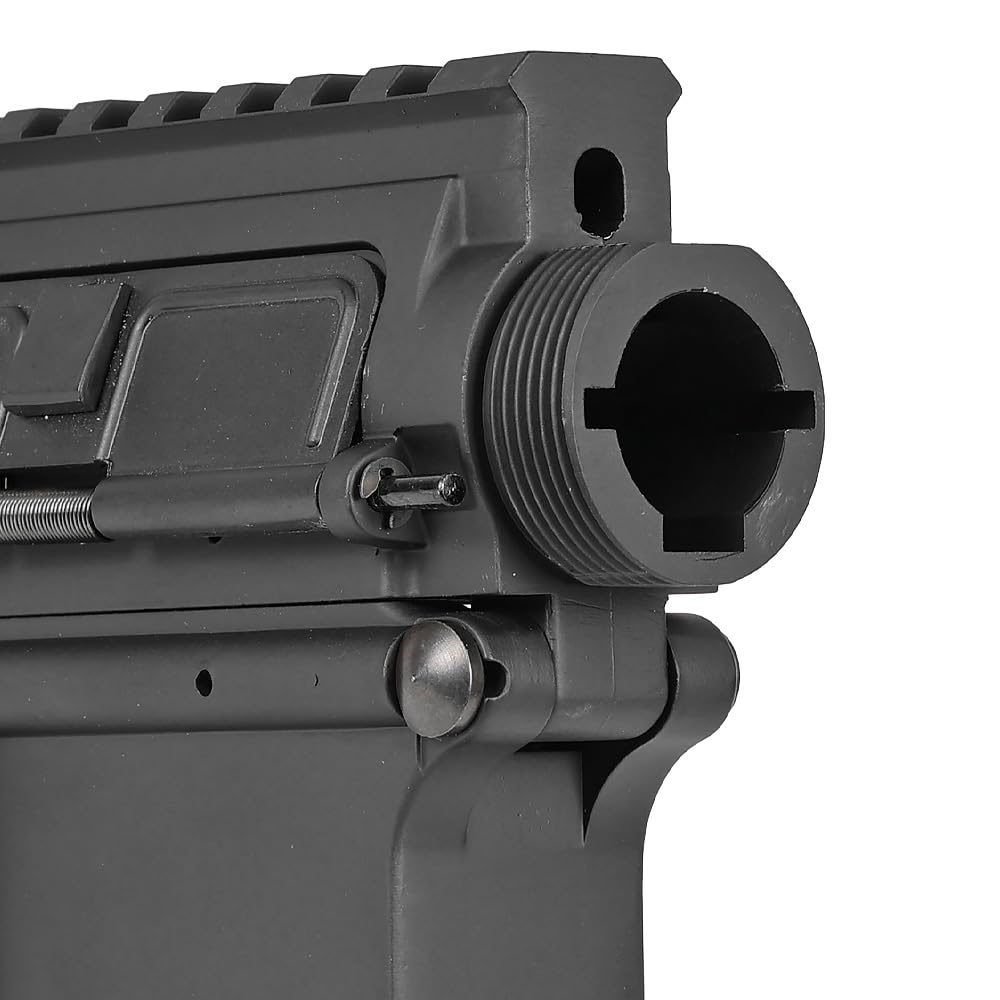 Ryohin Buhin E&C Aluminum Frame & Exterior Parts Set for M4 Series Electric Guns, Colt M4A1 Metal Receiver Conversion Kit with Realistic Engraving