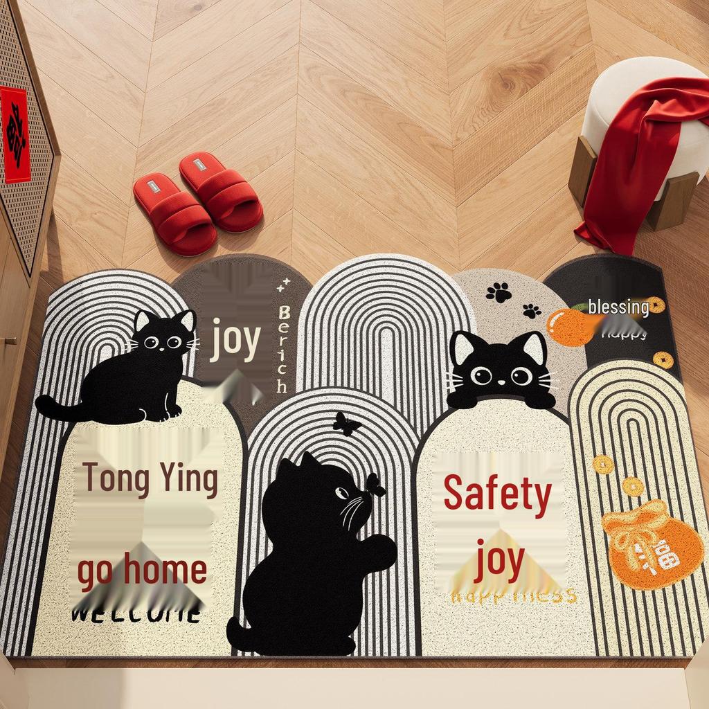 Cartoon Door Mat: Sand Scraper, Wear-Resistant, Anti-Slip, Easy-to-Clean