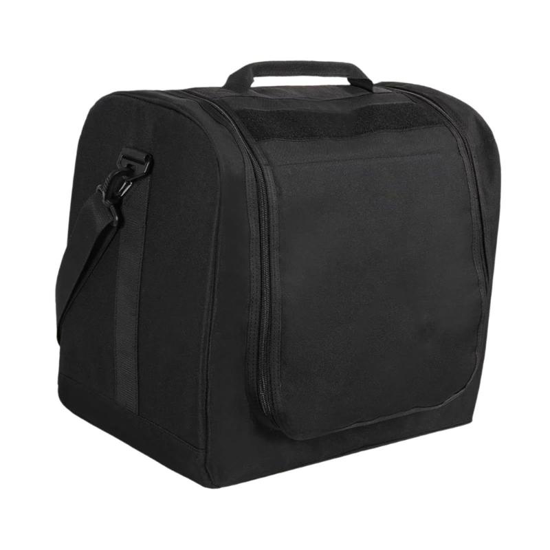 Spacious 24 Baseball Caps Storage Bag Protective Polyester Construction Nonslip Base Hat Organizer for Collectors nero