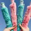 Pink Cute  Plush Pen Cute Pressing Pressure Reducing Pen Giant Ballpoint Pen  Learning