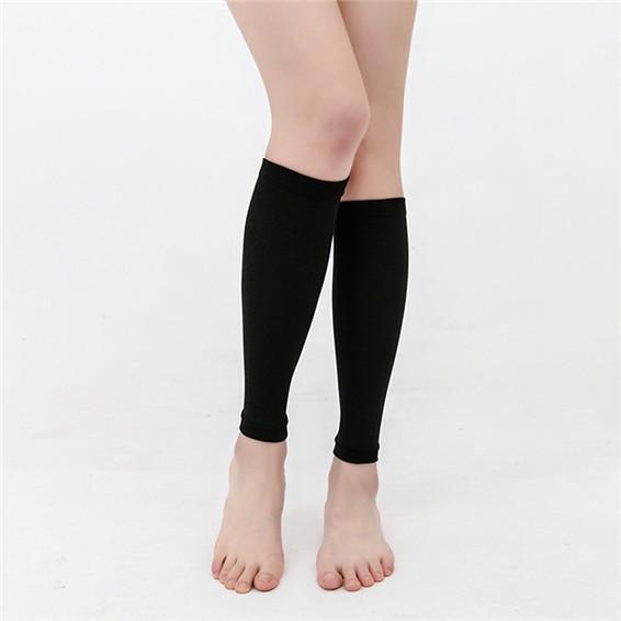 Vysoké kompresní ponožky s otevřenou špičkou na kolena Punčochy na podporu nohy proti únavě