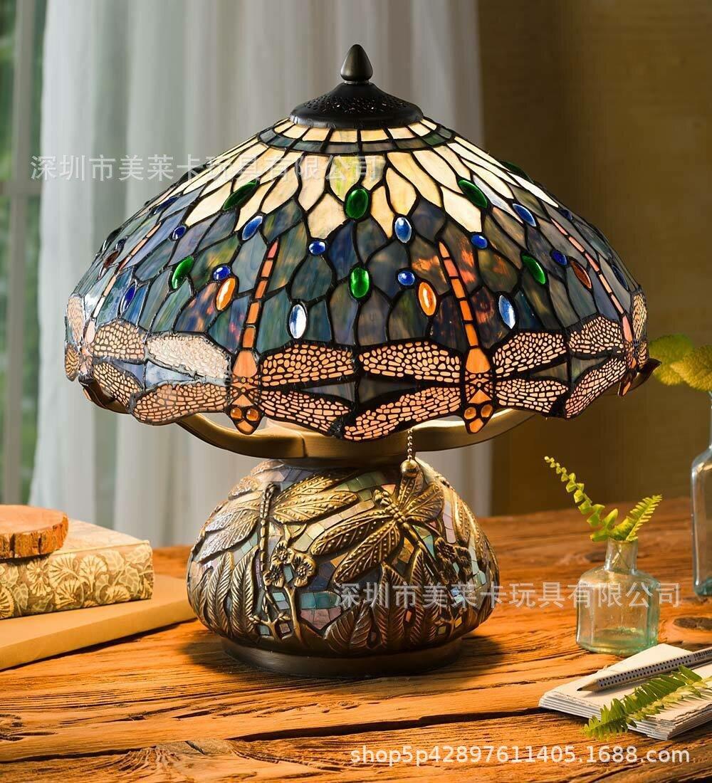 

Украшение дома Тиффани Стрекоза настольная лампа украшение произведение искусства