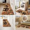 1Pcs Anti Fatigue Kitchen Rugs,Bohemian Elephant  Print Waterproof Non-Slip Thick Cushioned Kitchen Mat Heavy Duty Comfort Standing Mat for Kitchen