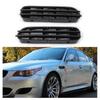 For 2006-2010 E60 BMW M5 5 Series Front Wing Grille Cover Panel Brandnew Chrome Car Fender Side Vents 51137896849 51137896850