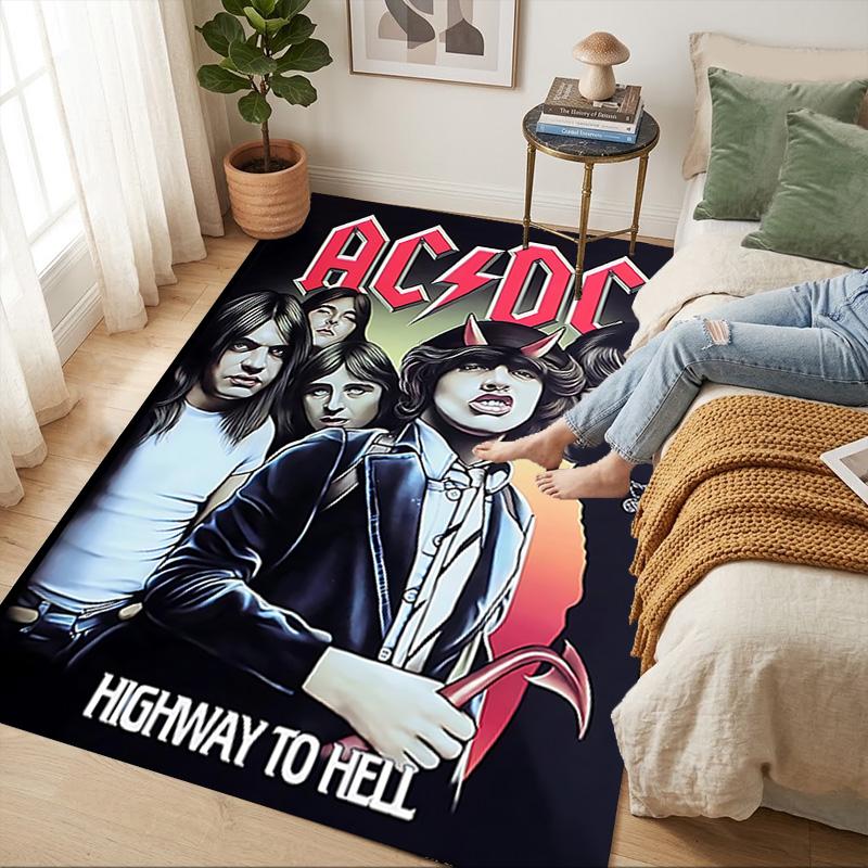 Highway Hell Living Room Nonslip Area Rug Soft Carpet For Bedroom Game Playroom Sofa Office Home Decor Doormat Christmas Gift C926689