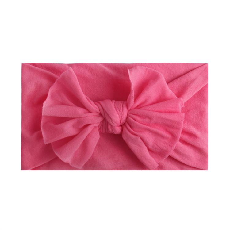 Nuovissimi Accessori Cerchietto per Bambino Morbido Confortevole Cerchietto con Fiocco in Nylon Dolci Cerchietti per Bambino