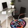 1pc Office Carpet Chair Mats Colorful Paw Print Artwork Perfect for Decorating Office Chairss, Or Bedrooms.YDT276