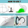 Baseball Cap Washer for Washing Machine Anti-Deformation Hat Cleaner Cage with Mesh Laundry Bag