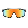 Winddichte Staubdichte Outdoor-Brille zum Radfahren Laufen Polarisierte PC-Gläser 99% UV-Blockierung Unisex-Design
