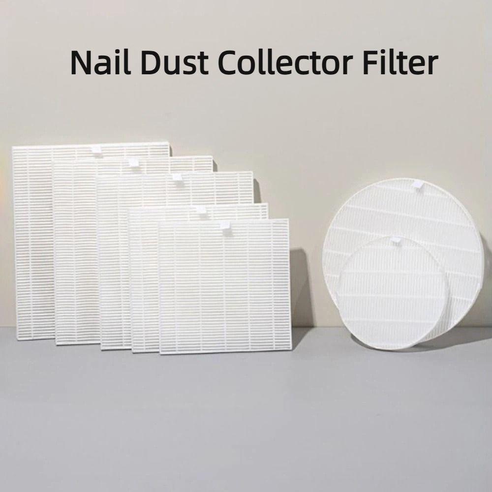 Reusable Nail Vacuum Cleaner Filter Multi-size Manicure Screen Plate  Beauty Equipment