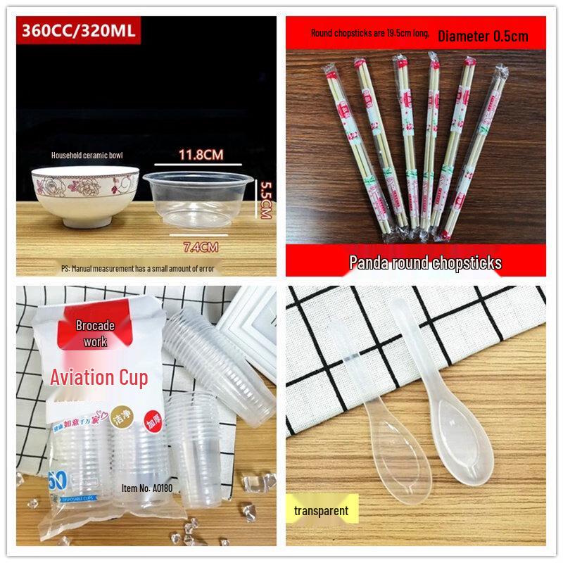 ZISIZ Disposable Tableware Set