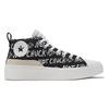 Converse Non Un Chuck Scarpe Comode Mid-Top in Tela Unisex Nero & Bianco
